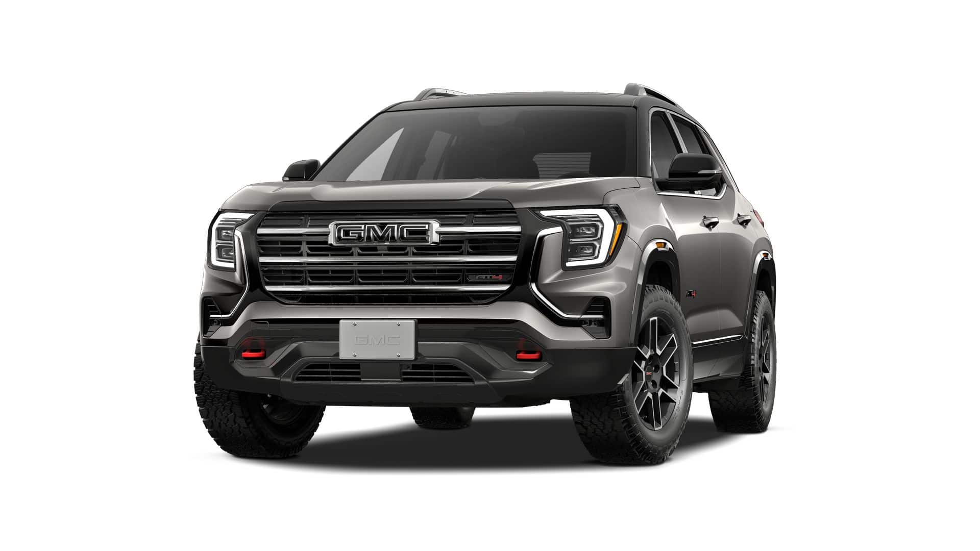 2027 GMC Terrain AWD AT4 in Sterling Metallic — front three-quarter view
