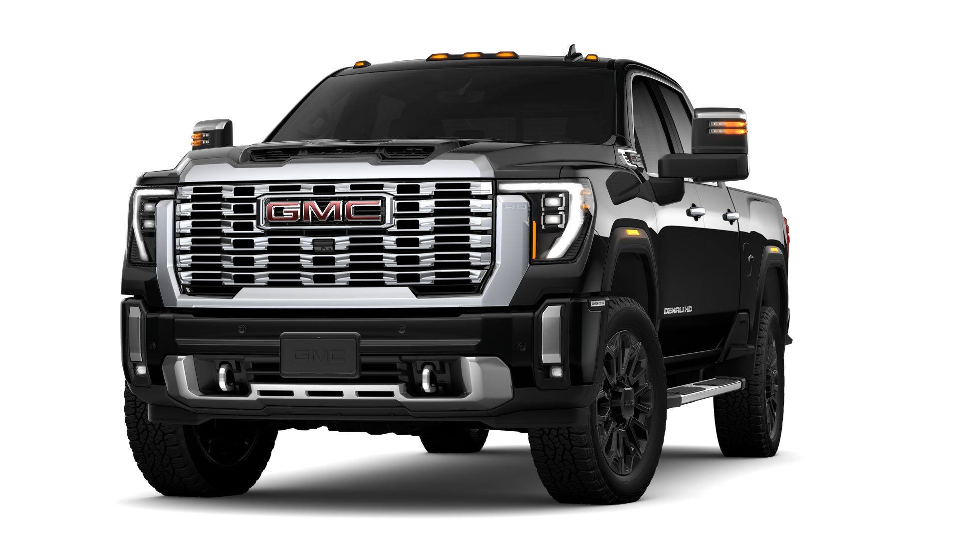 2026 GMC Sierra 2500HD Denali in Onyx Black — front three-quarter view